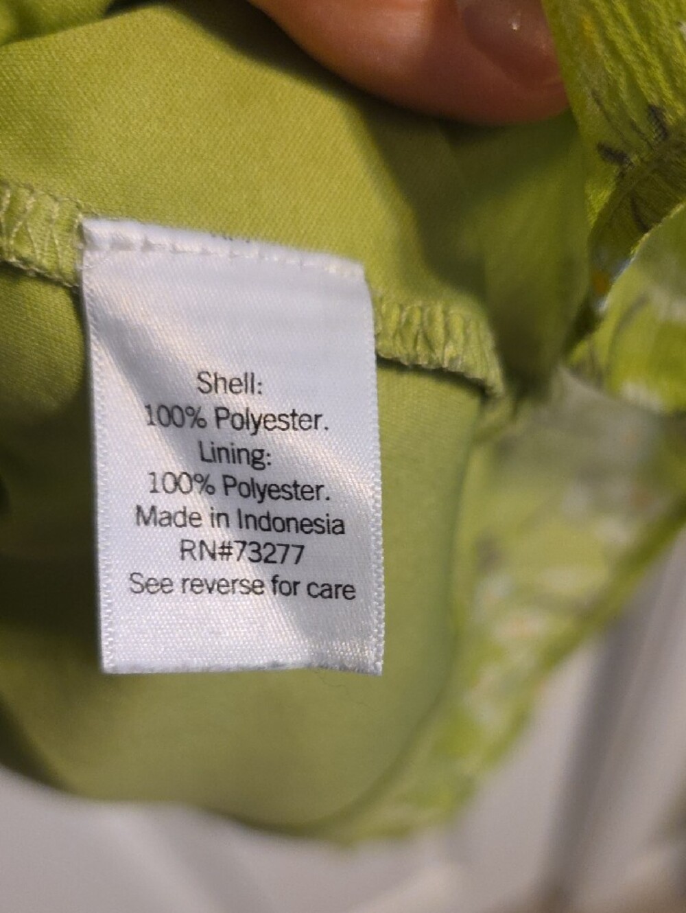 LC Lauren Conrad green ditsy floral blouse - Picture 3 of 8